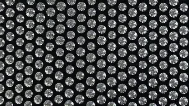 Matériau ondulant bouclable avec diamants 