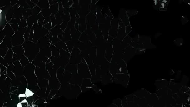 Morceaux de verre brisé 