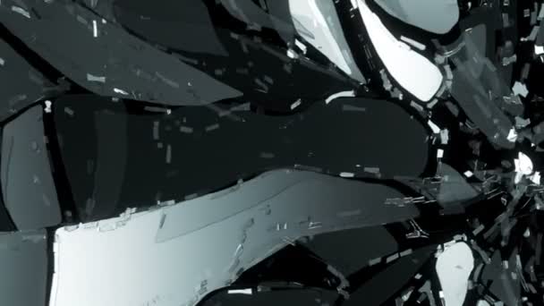 Morceaux de verre brisé 