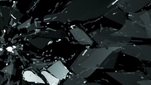 Morceaux de verre brisé 