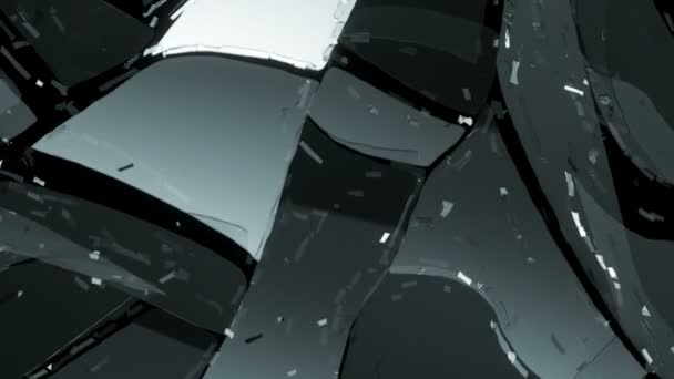 Morceaux de verre brisé 