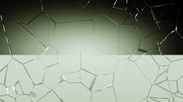 Shattered and cracked glass background — Stock Photo, Image