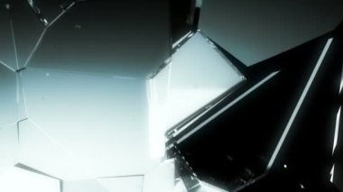 Çökerttiğini ve ağır çekimde kırık cam