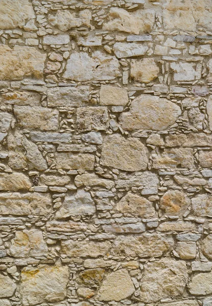 Antica struttura della parete di pietra di coquina — Foto Stock