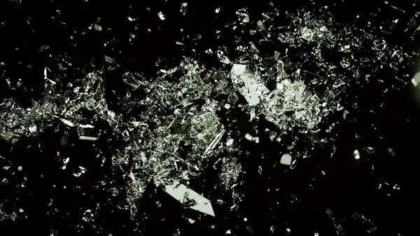 Разбитые и разбитое стекло — стоковое фото