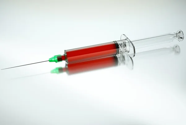 Medical squirt or syringe — Stock Photo, Image