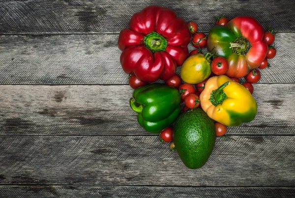 Verduras forma de corazón —  Fotos de Stock