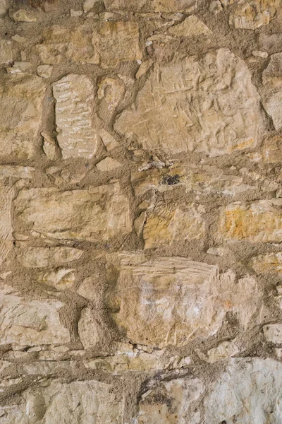 Aged crag Stone wall texture — Stock Photo, Image