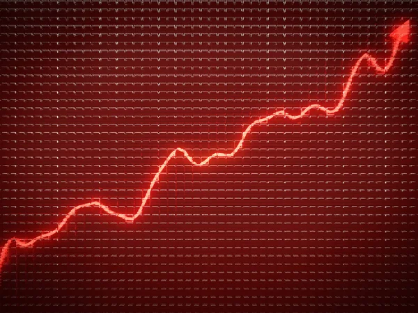 Símbolo de crecimiento financiero —  Fotos de Stock