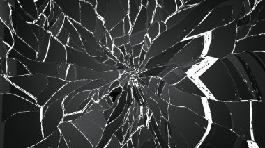 Kırık ve kırık cam