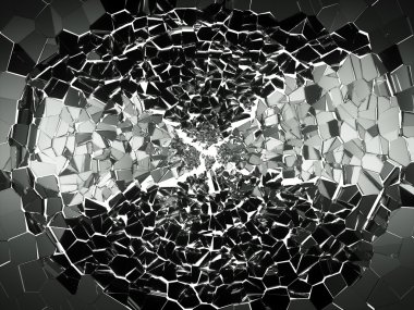 Kırık veya çatlak cam