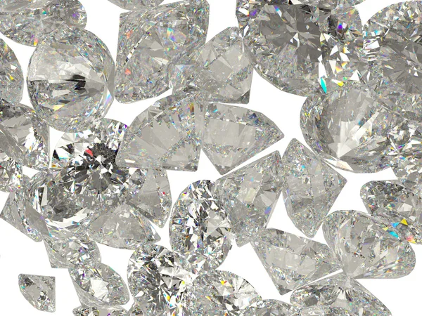 큰 빛나는 다이아몬드 — 스톡 사진