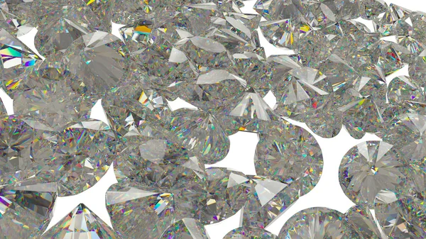 Grandes diamantes brilhantes — Fotografia de Stock