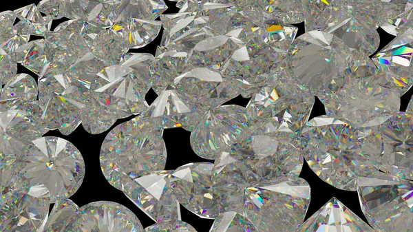Grandi diamanti lucidi — Foto Stock