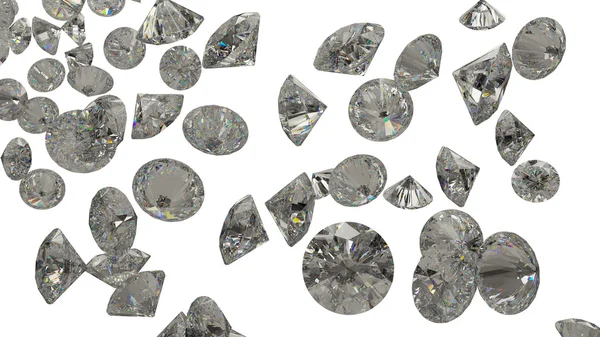 Large Shiny Diamonds — Stock Photo, Image