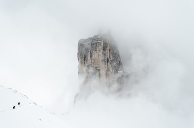 Kışın tre cime hiking