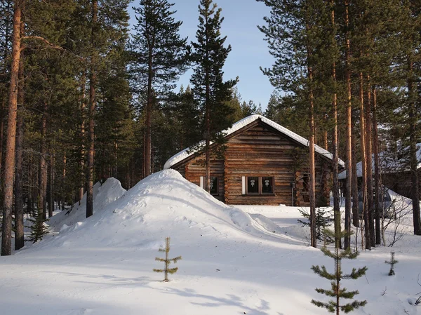 Romántico chalet de invierno —  Fotos de Stock