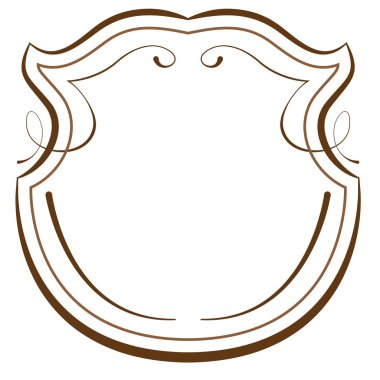 Tasarım için vektör öğeleri. Dekoratif çerçeve