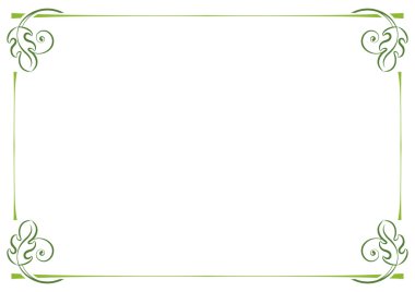 vektör yatay çerçeve