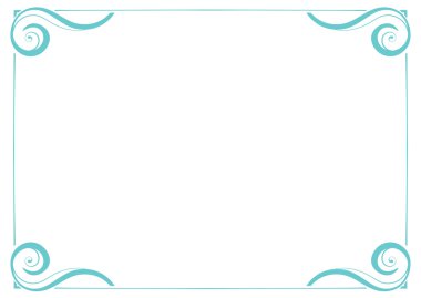 vektör yatay çerçeve