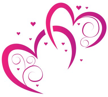 Sevgililer günü için tasarım öğeleri