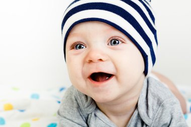 Güzel bebek. Studio fotoğraf