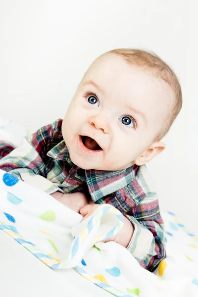 Um bebé adorável. foto do estúdio — Fotografia de Stock