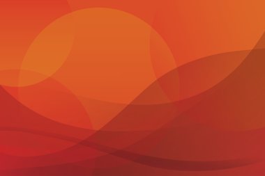 Vektör arka kırmızı-sarı plan. Güneş