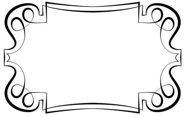 Vektor des schönen eleganten Rahmens für Design — Stockvektor