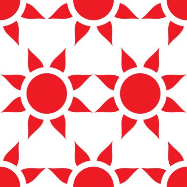 Güneş ile vektör sorunsuz duvar kağıdı