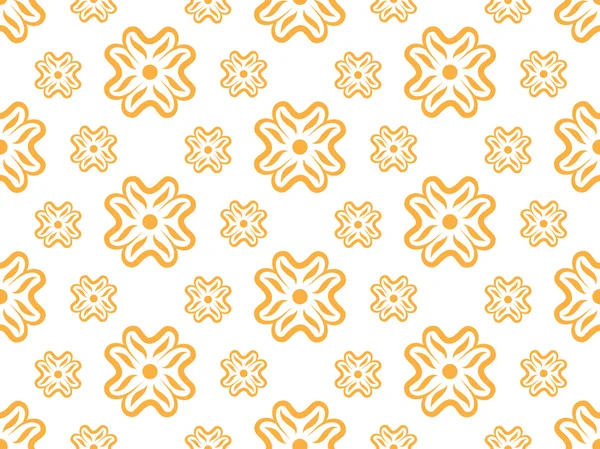 Vector seamless wallpaper with floral pattern — Stock Vector