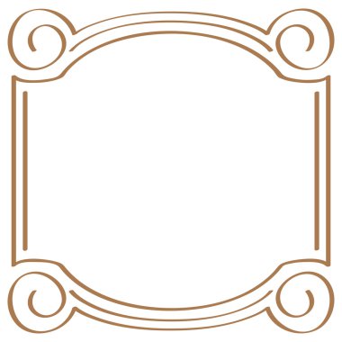 Vektör kare basit çerçeve tasarımı için