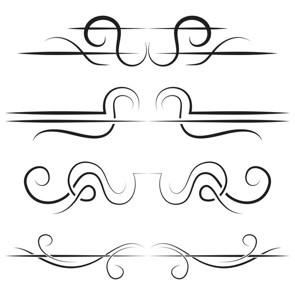 Винтажный вектор множества
