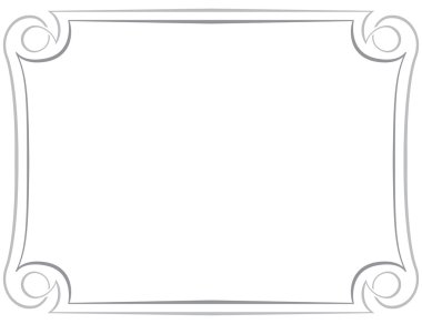 Beyaz bir arka plan karede vektör