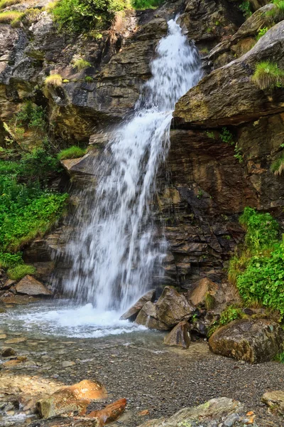 Small waterfall in Val di Pejo — Stock Photo, Image