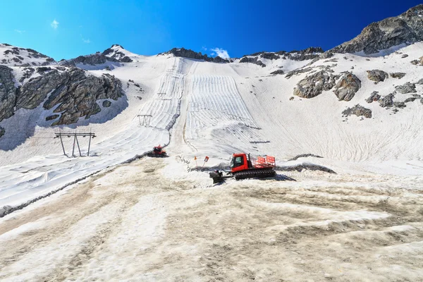 Presena glacier on summer — Stock Photo, Image