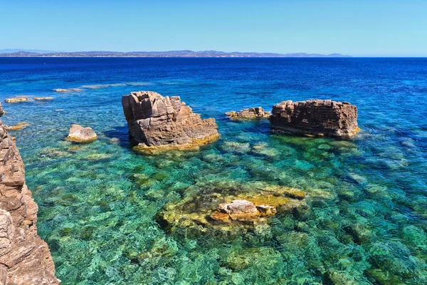 Sardinia - shore in San Pietro Isle Stock Image