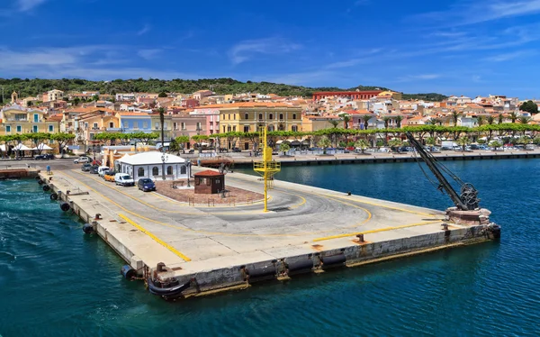 Sardinia - Carloforte waterfront Royalty Free Stock Photos