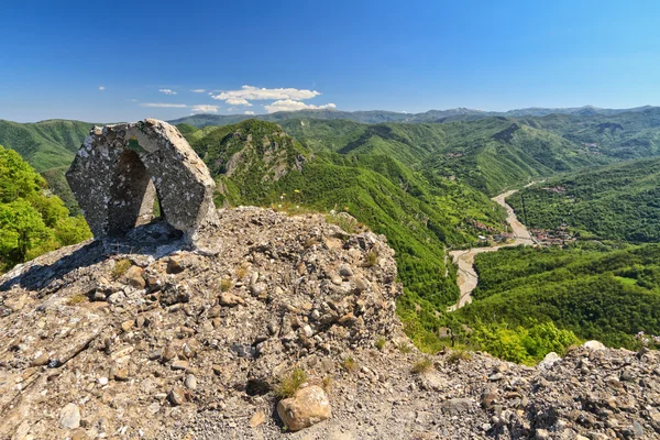 Tampilan dari Rocche del Reopasso — Stok Foto