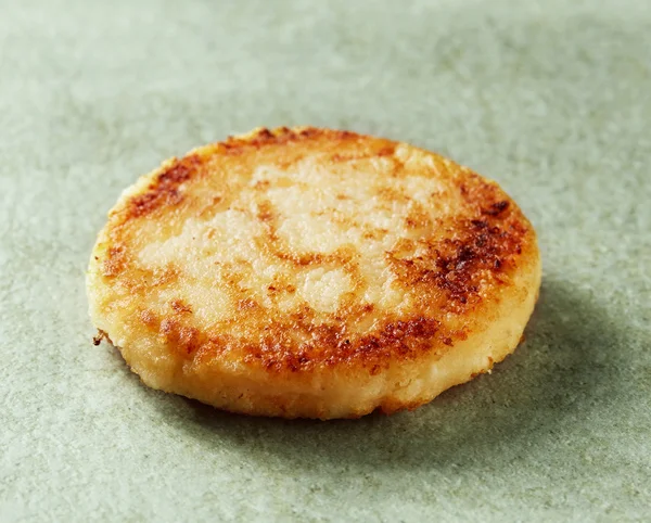 Vers gebakken pannenkoek kwark — Stockfoto