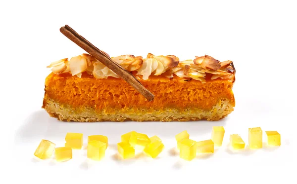 Frissen sült sárgarépa torta — Stock Fotó