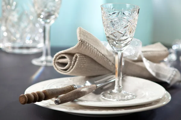 Elegant table setting — Stock Photo, Image