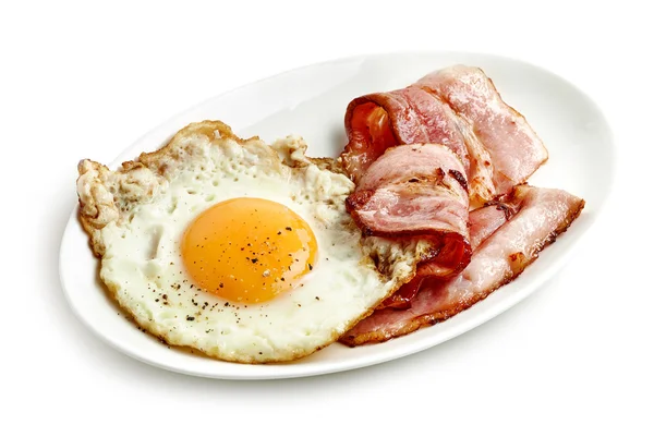 Fried egg and bacon Stock Image
