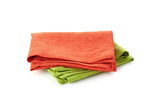 Różne złożone bawełniane serwetki — Zdjęcie stockowe