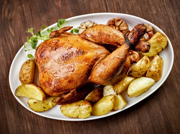 Roasted chicken — Stock Photo, Image