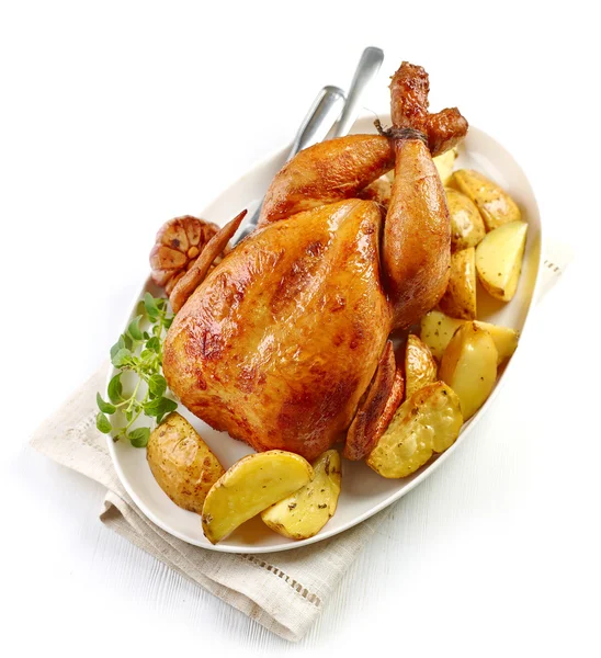 Roasted chicken — Stock Photo, Image