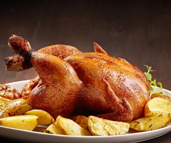 Roasted chicken — Stock Photo, Image