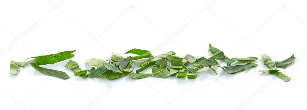 chopped parsley leaves