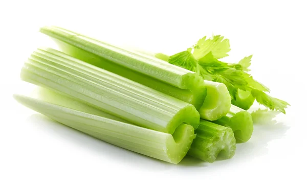 Celery sticks on white background — Stock Photo, Image