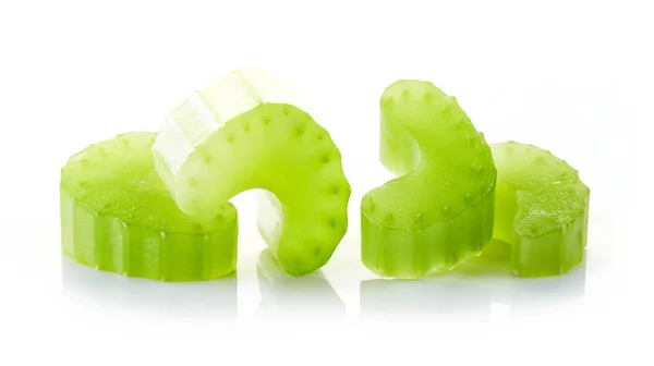 Celery sticks on white background — Stock Photo, Image